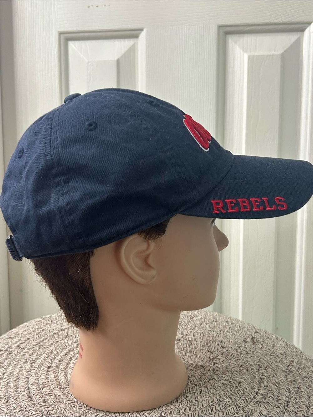 NCAA Ole Miss Rebels Russell Athletic Embroidered Adjustable Hat Cap - Picture 5 of 8